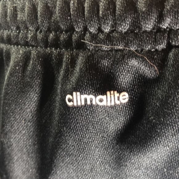 Adidas Track Pants M/Zip Ankles/Side Zipper Pockets/Wide Leg/Drawstring/elastic - Picture 6 of 14